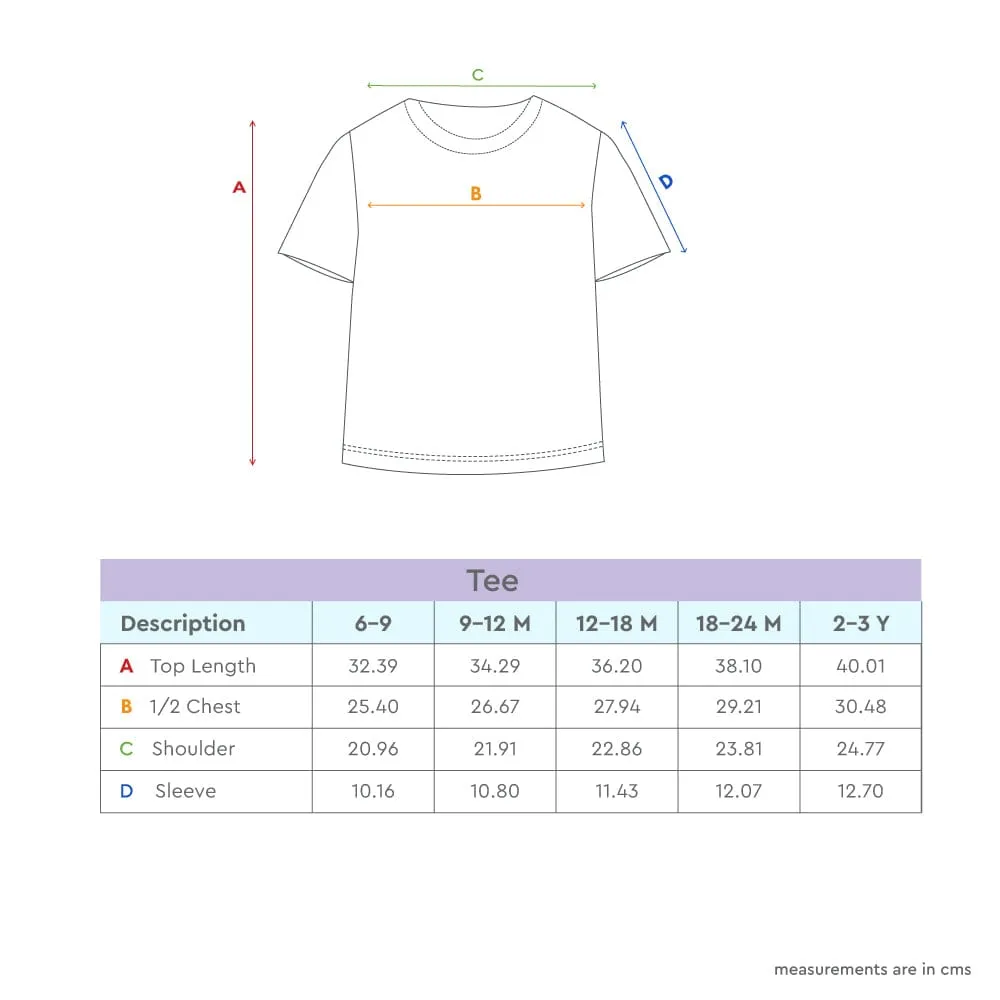 100% Cotton Half Sleeve Boy T-Shirt, Blue-Yellow