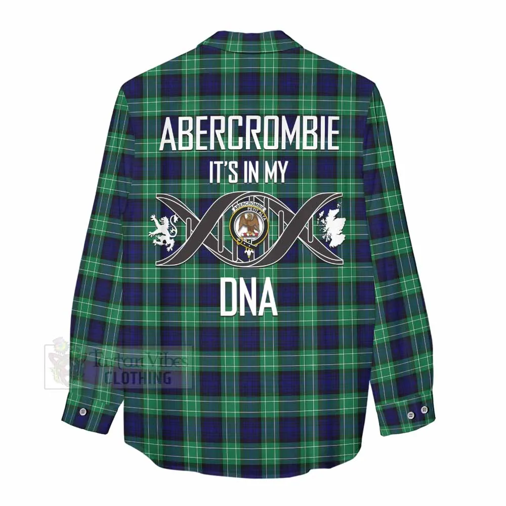 Abercrombie Tartan Women's Casual Shirt with Family Crest DNA In Me Style
