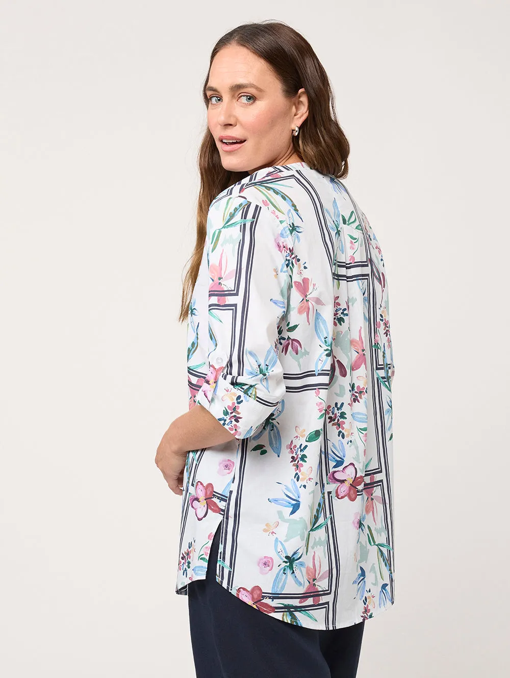 Adoria Tile 3/4 Sleeve Shirt