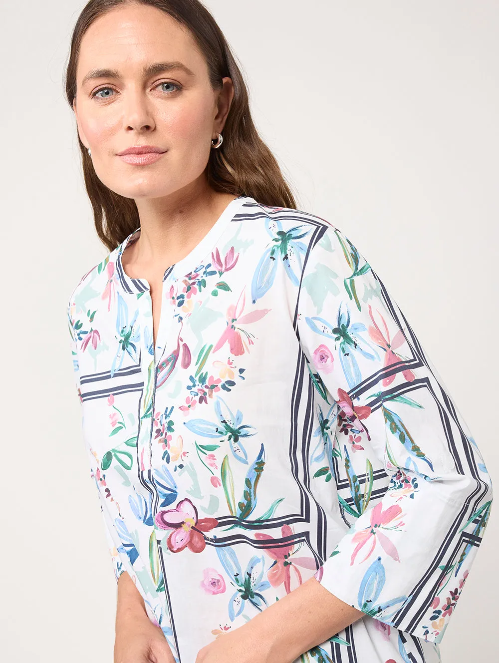 Adoria Tile 3/4 Sleeve Shirt