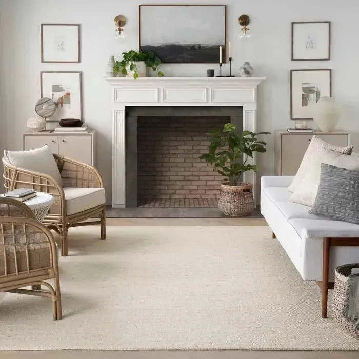 Alanna ALN01 Ivory Rug