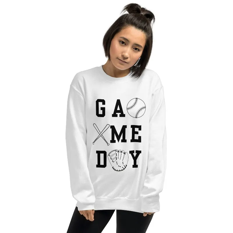 Baseball Game Day Pullover Sweatshirt