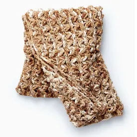 Bernat Wavy Ridge Crochet Blanket