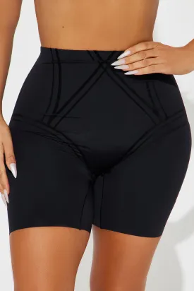Body Goals Waist Cinching Shapewear Shorts - Black