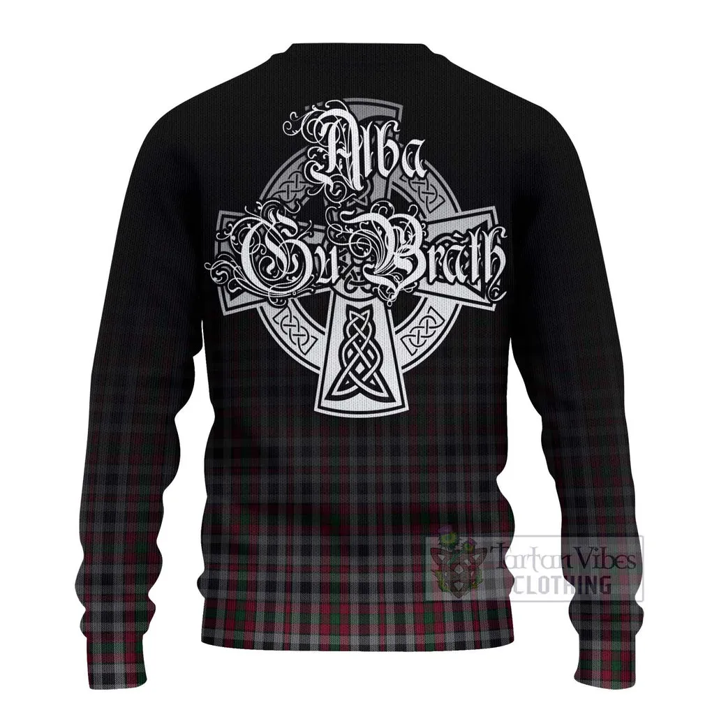 Borthwick Tartan Ugly Sweater Featuring Alba Gu Brath Family Crest Celtic Inspired