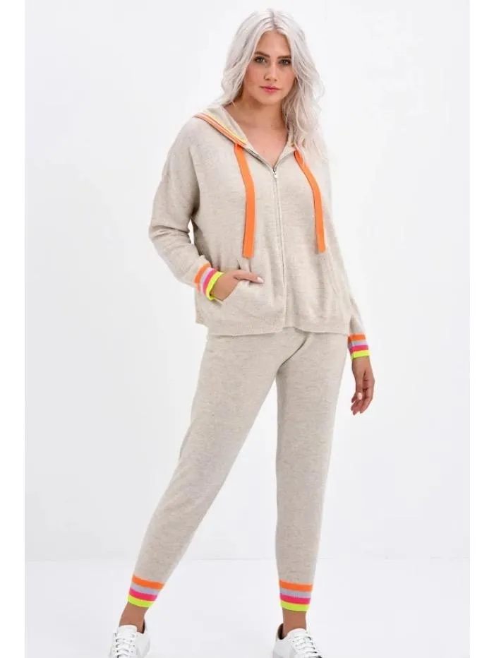 Brodie Cashmere Sand Alexandra Hoodie
