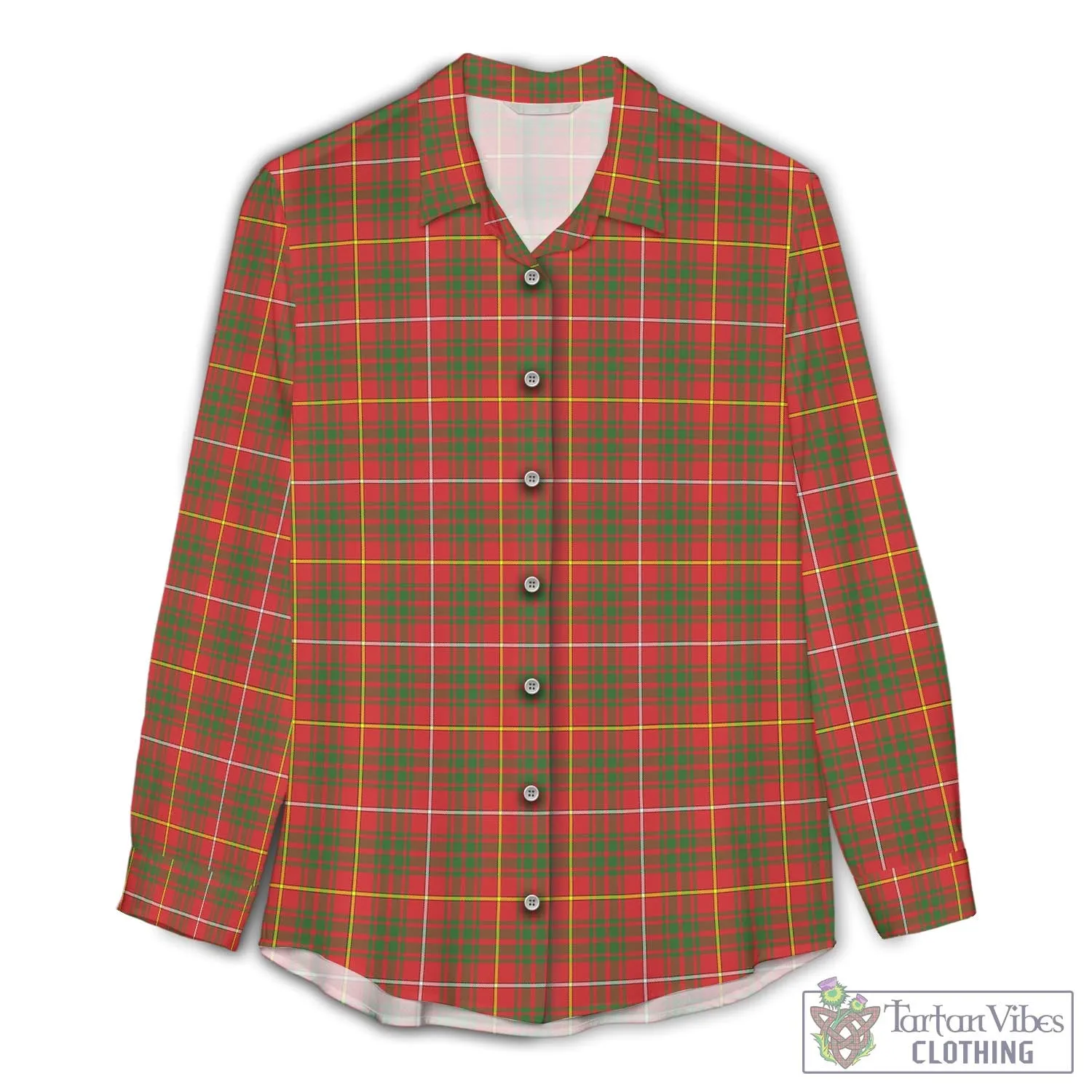 Bruce County Canada Tartan Women's Casual Shirt