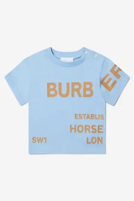 Burberry Baby Girls Cotton Logo Print T-Shirt