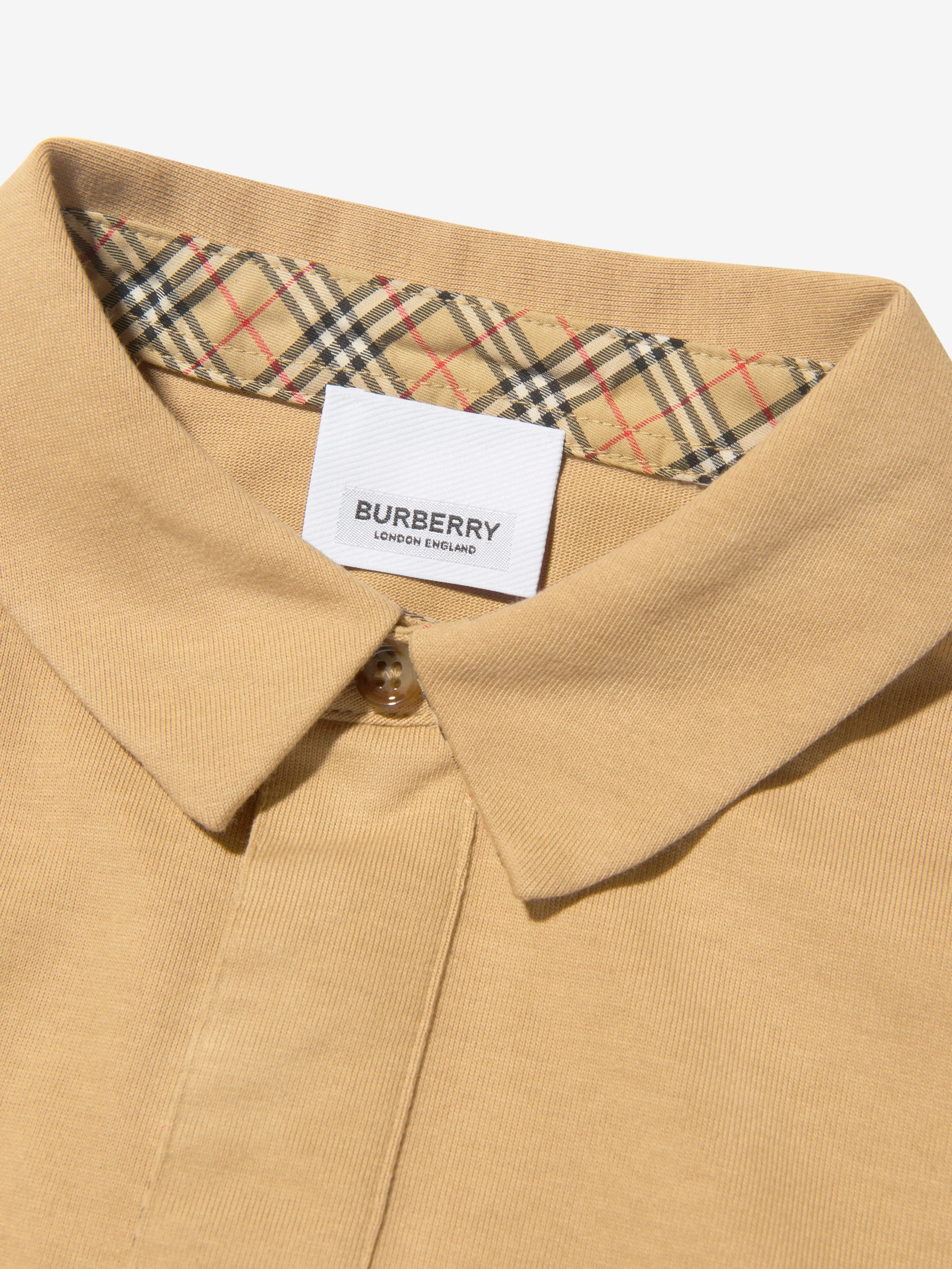 Burberry Boys Long Sleeve Gerry Polo Shirt