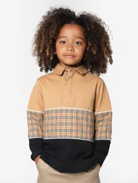 Burberry Boys Long Sleeve Gerry Polo Shirt