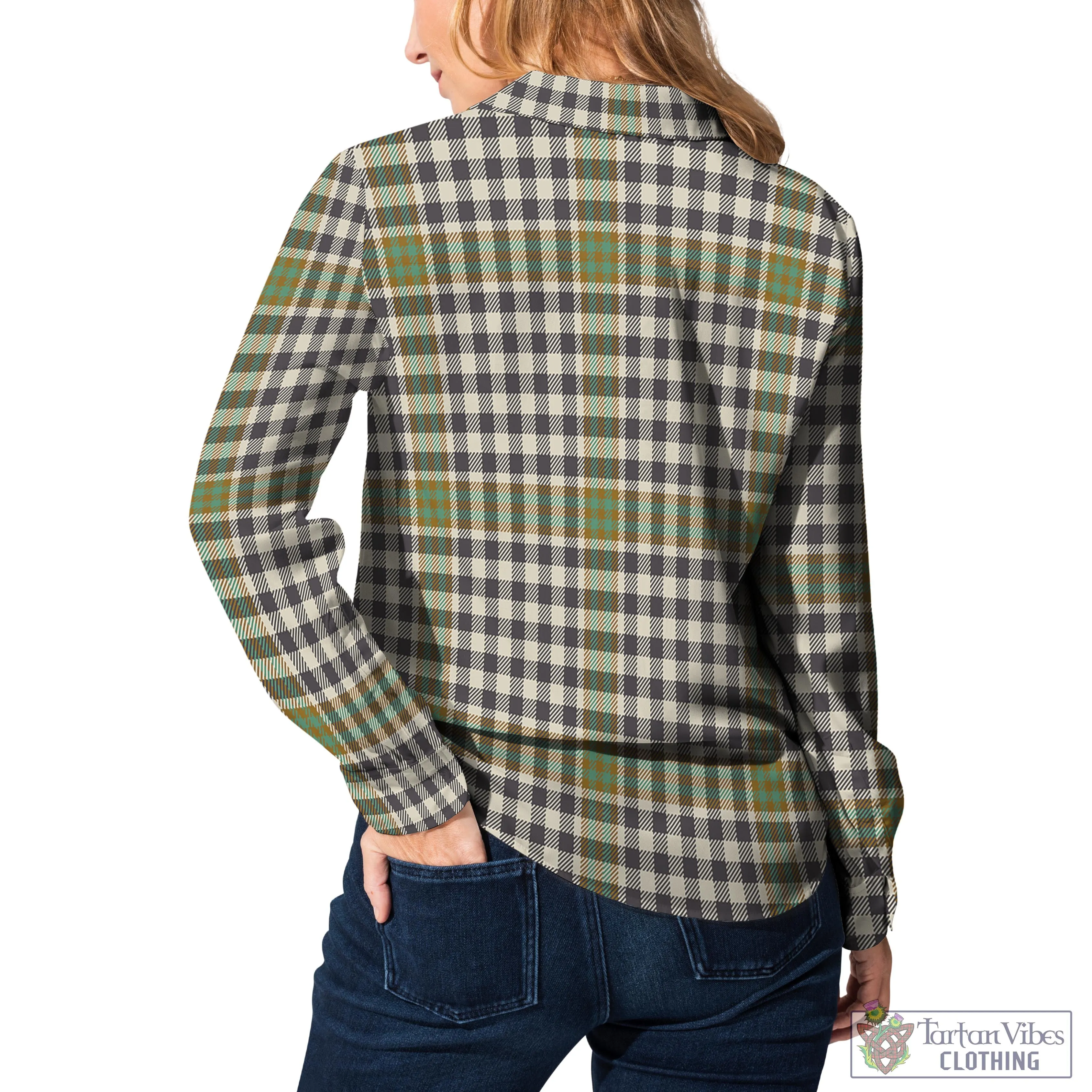 Burns Check Tartan Women's Casual Shirt