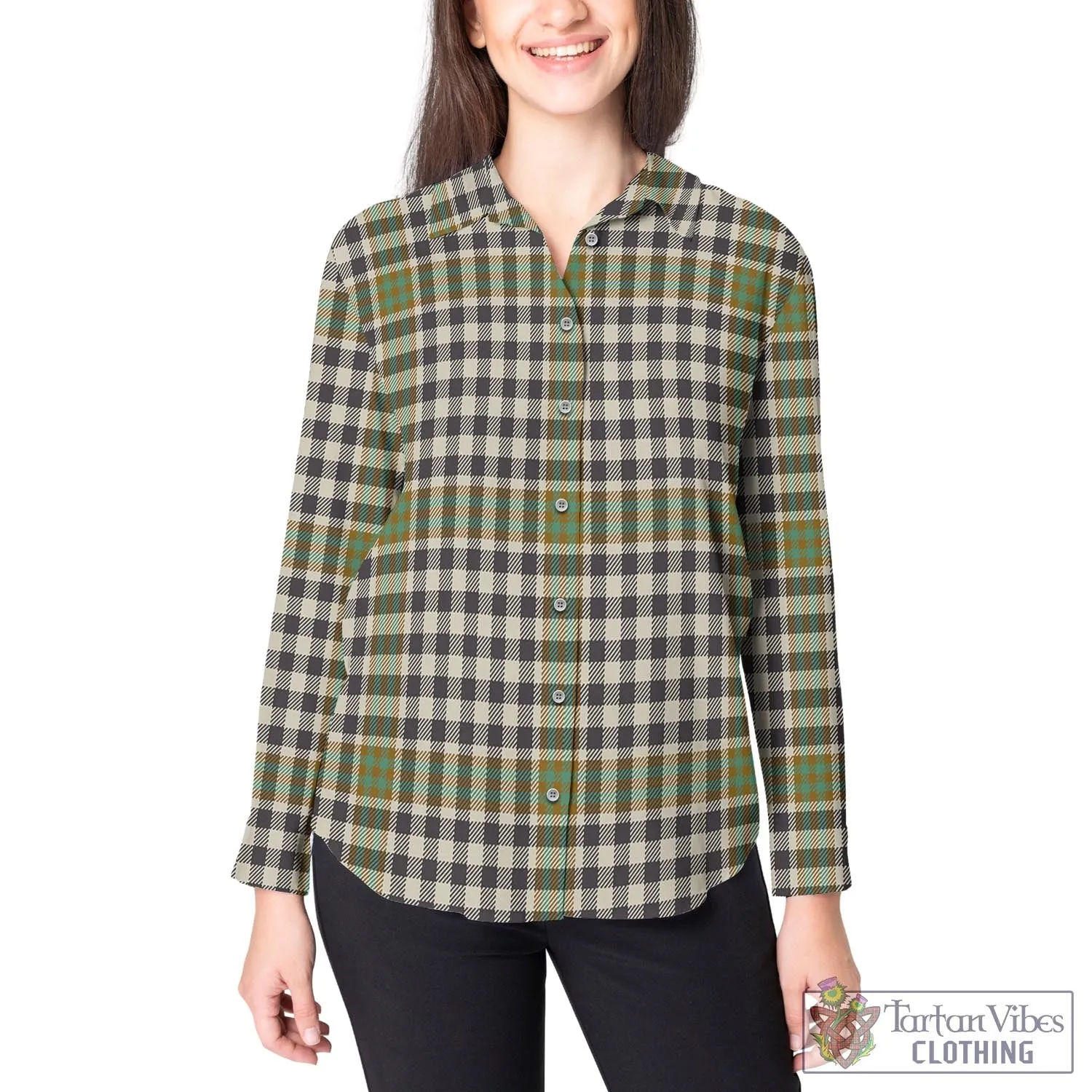 Burns Check Tartan Women's Casual Shirt