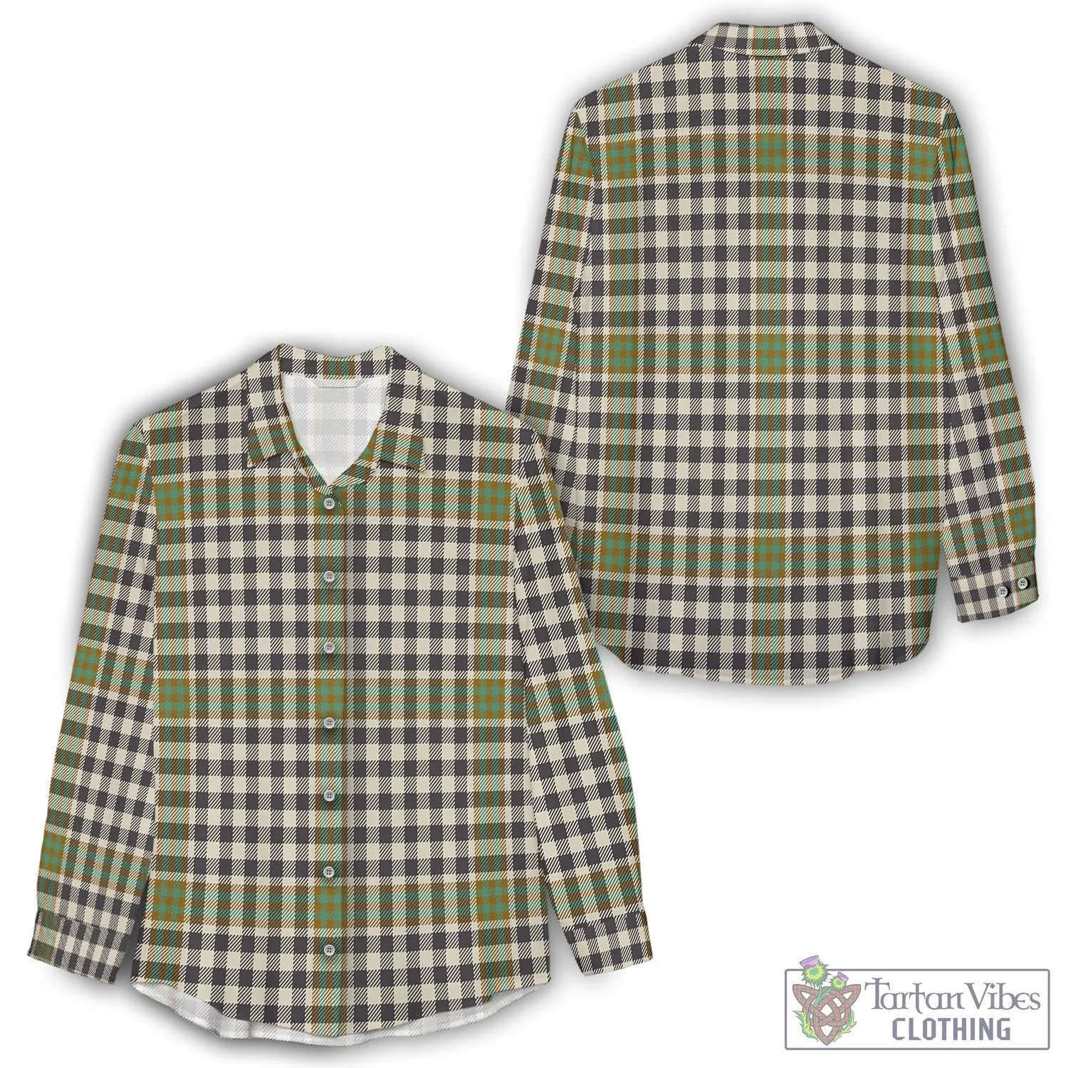 Burns Check Tartan Women's Casual Shirt