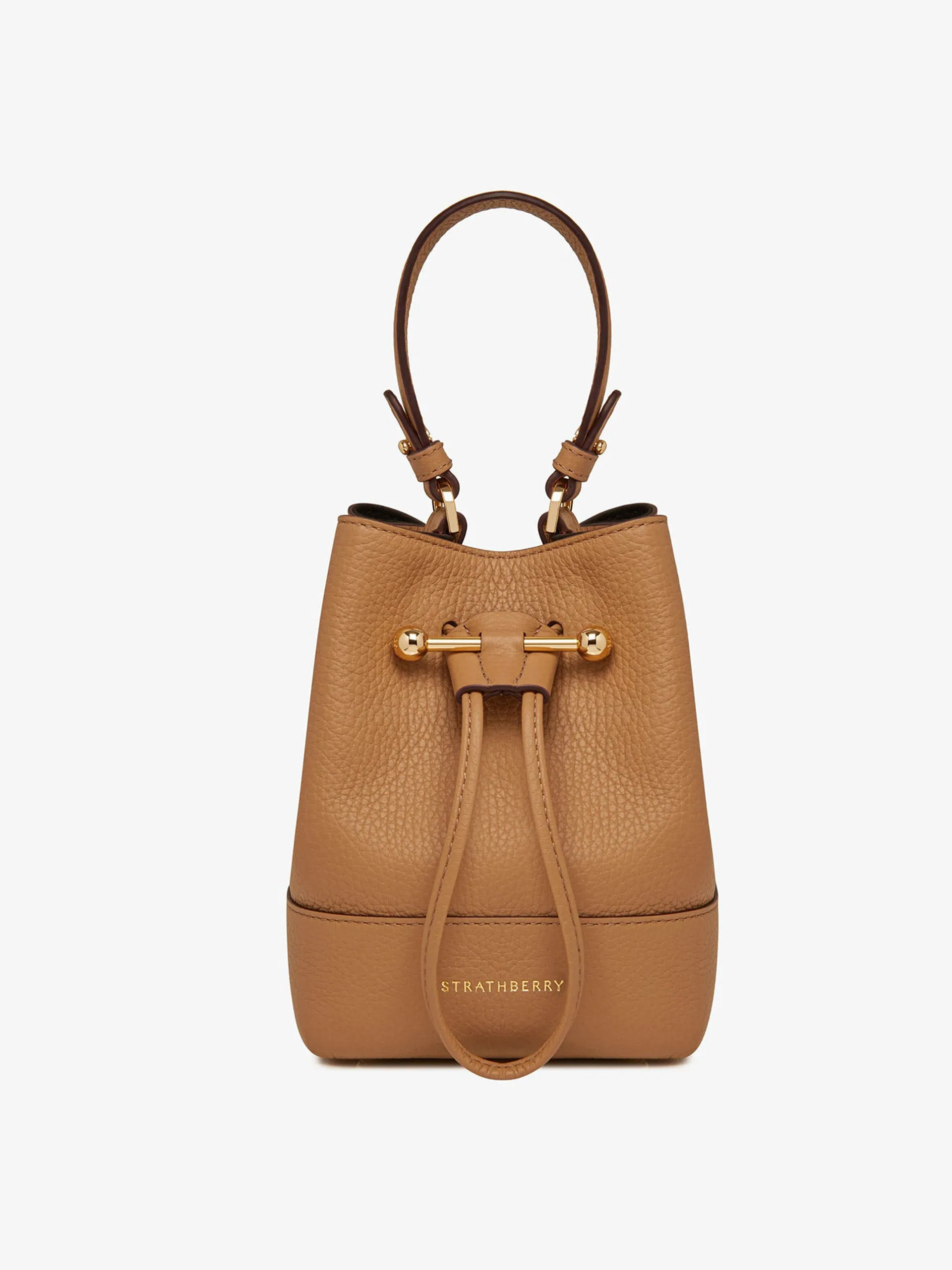 Caramel Osette bucket bag