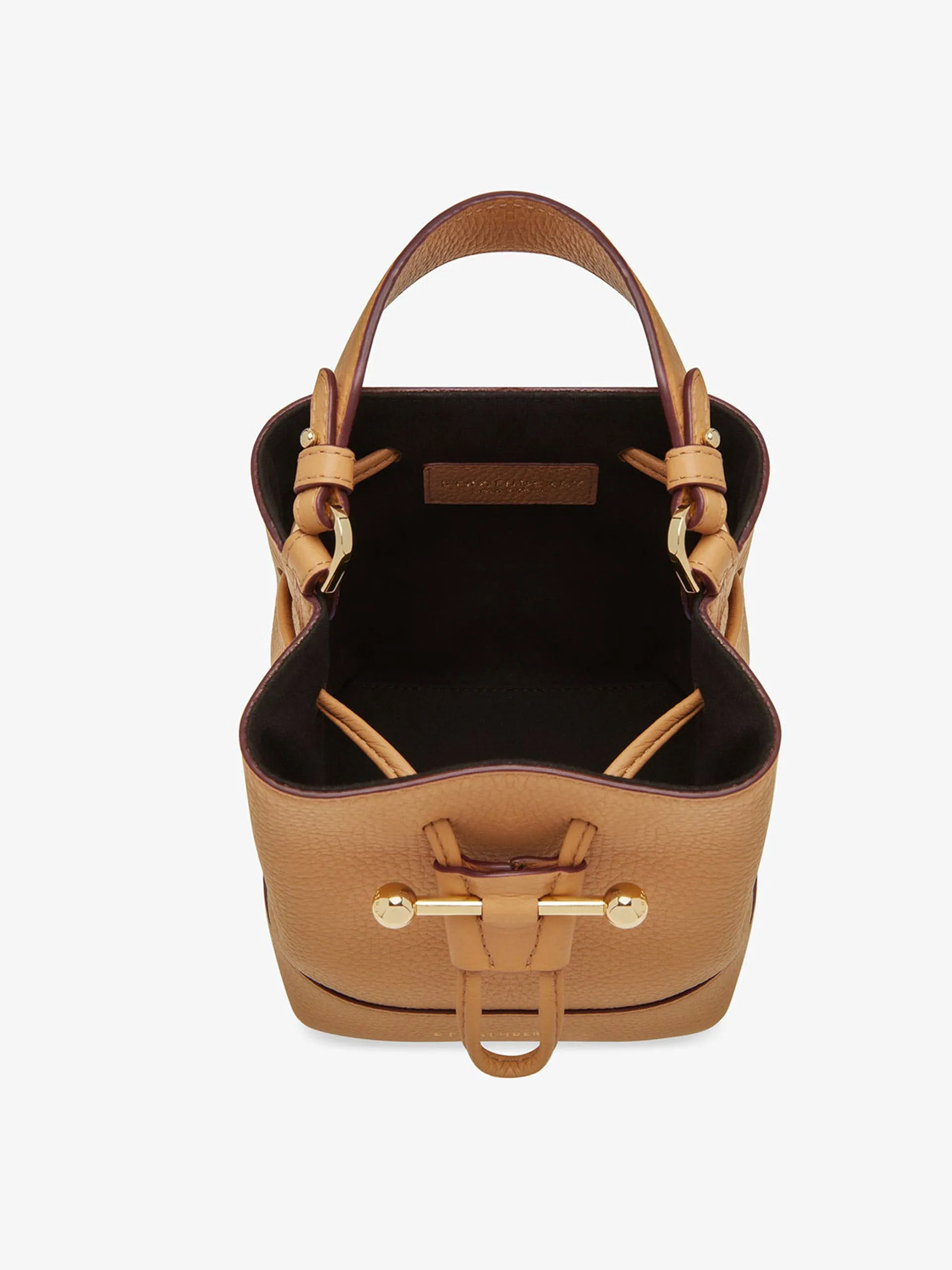 Caramel Osette bucket bag