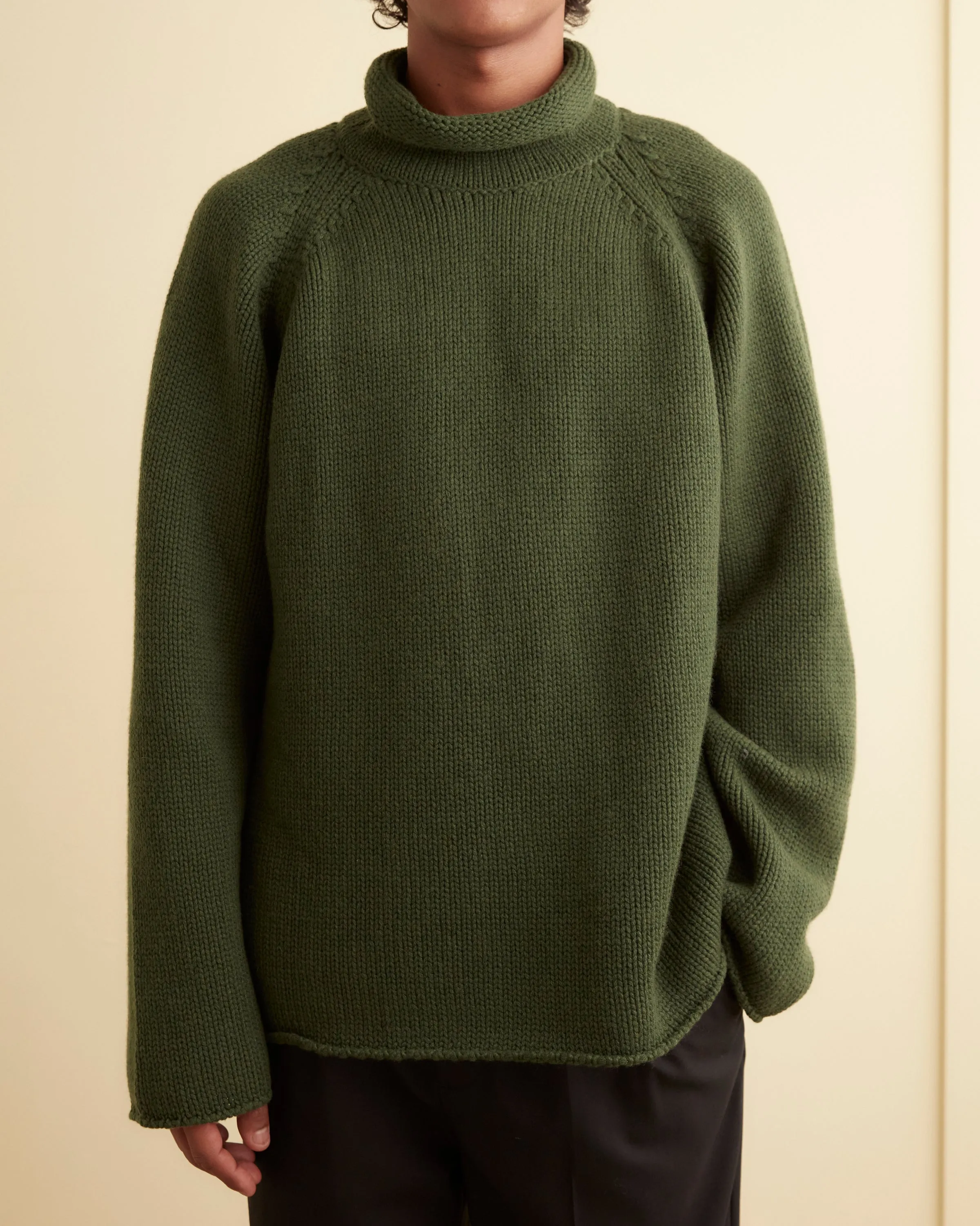 Cashmere Rollneck - Green