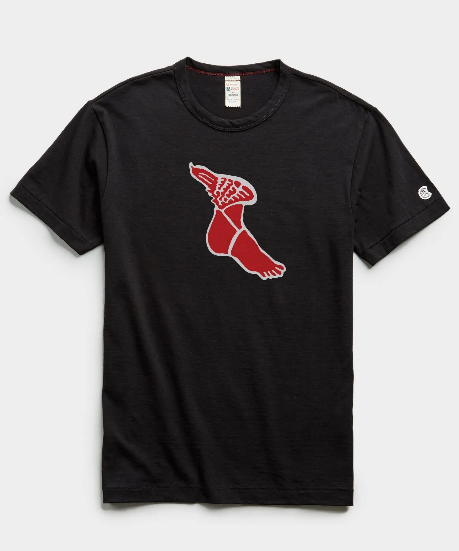 Champion Wing Foot Tee in Blacktop