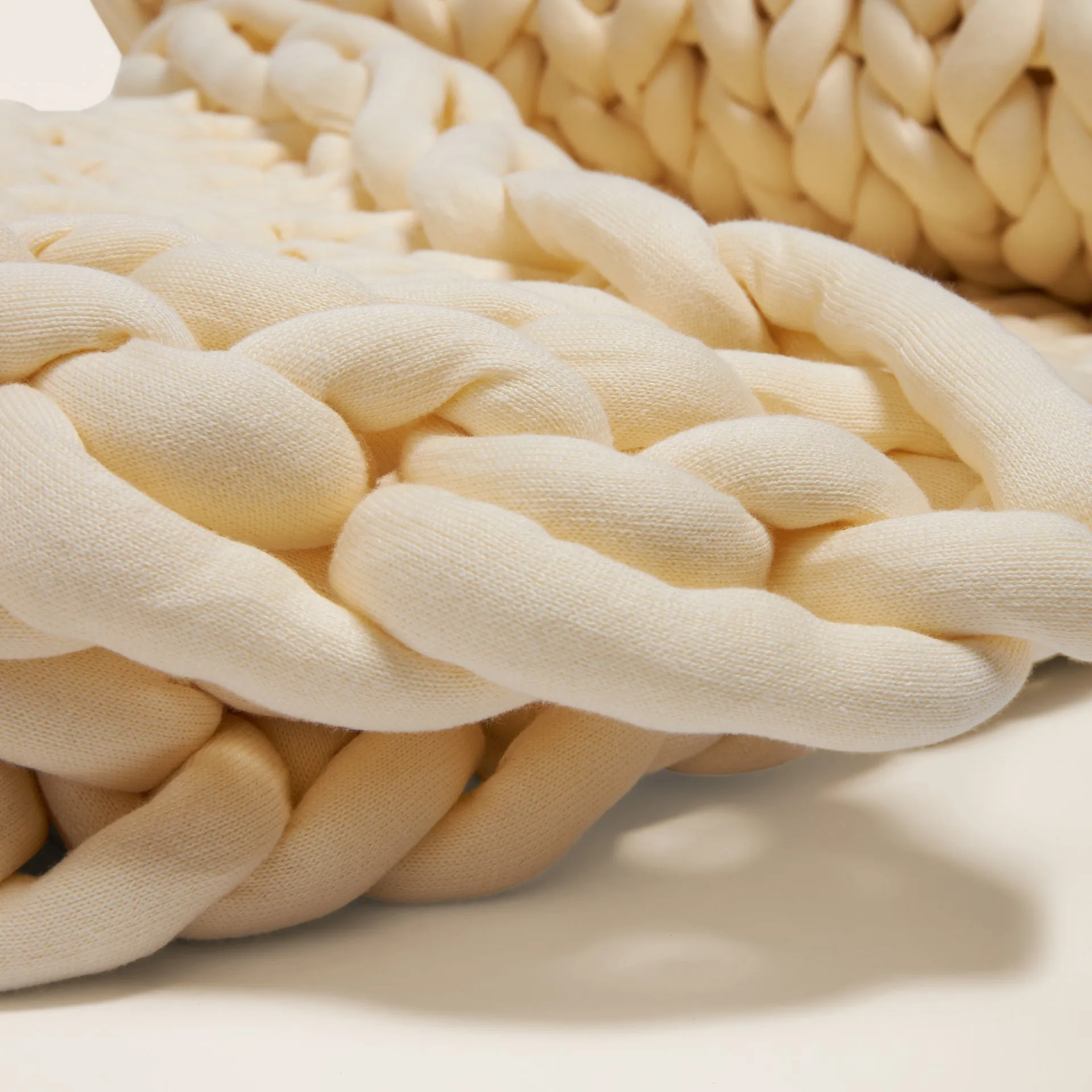 Chunky Knit Organic Weighted Blanket