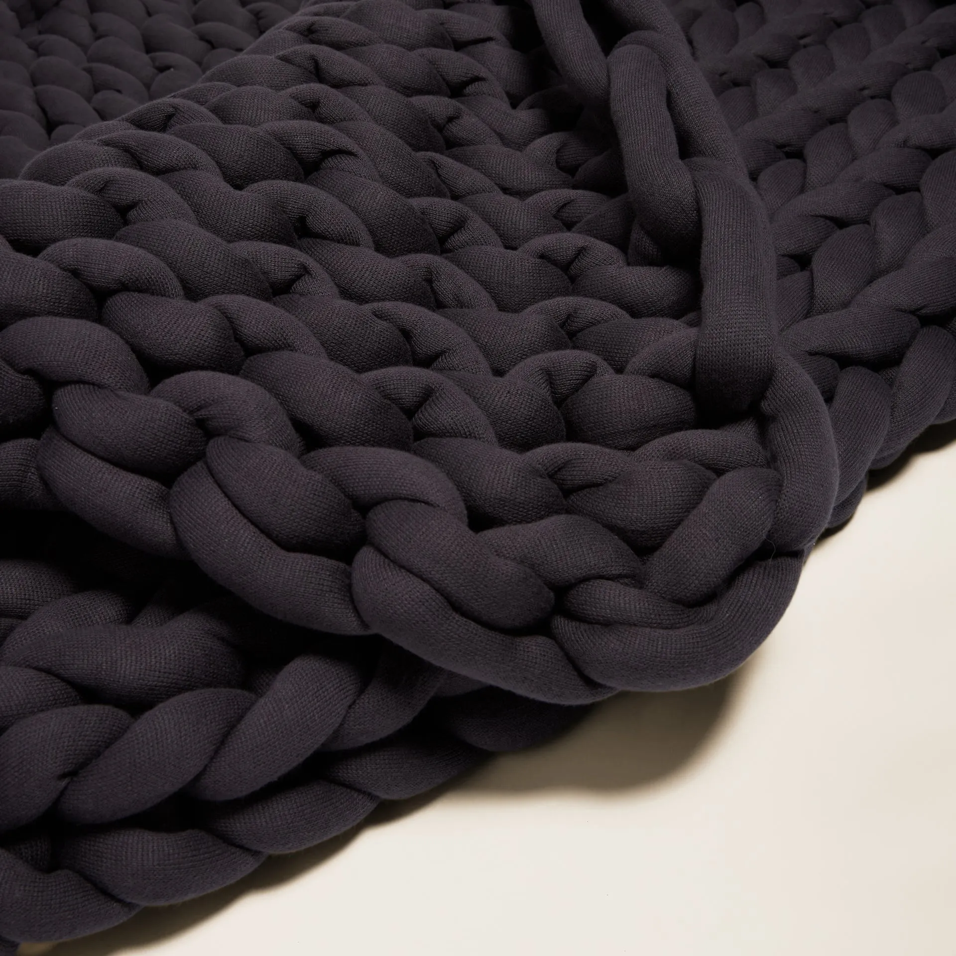 Chunky Knit Organic Weighted Blanket