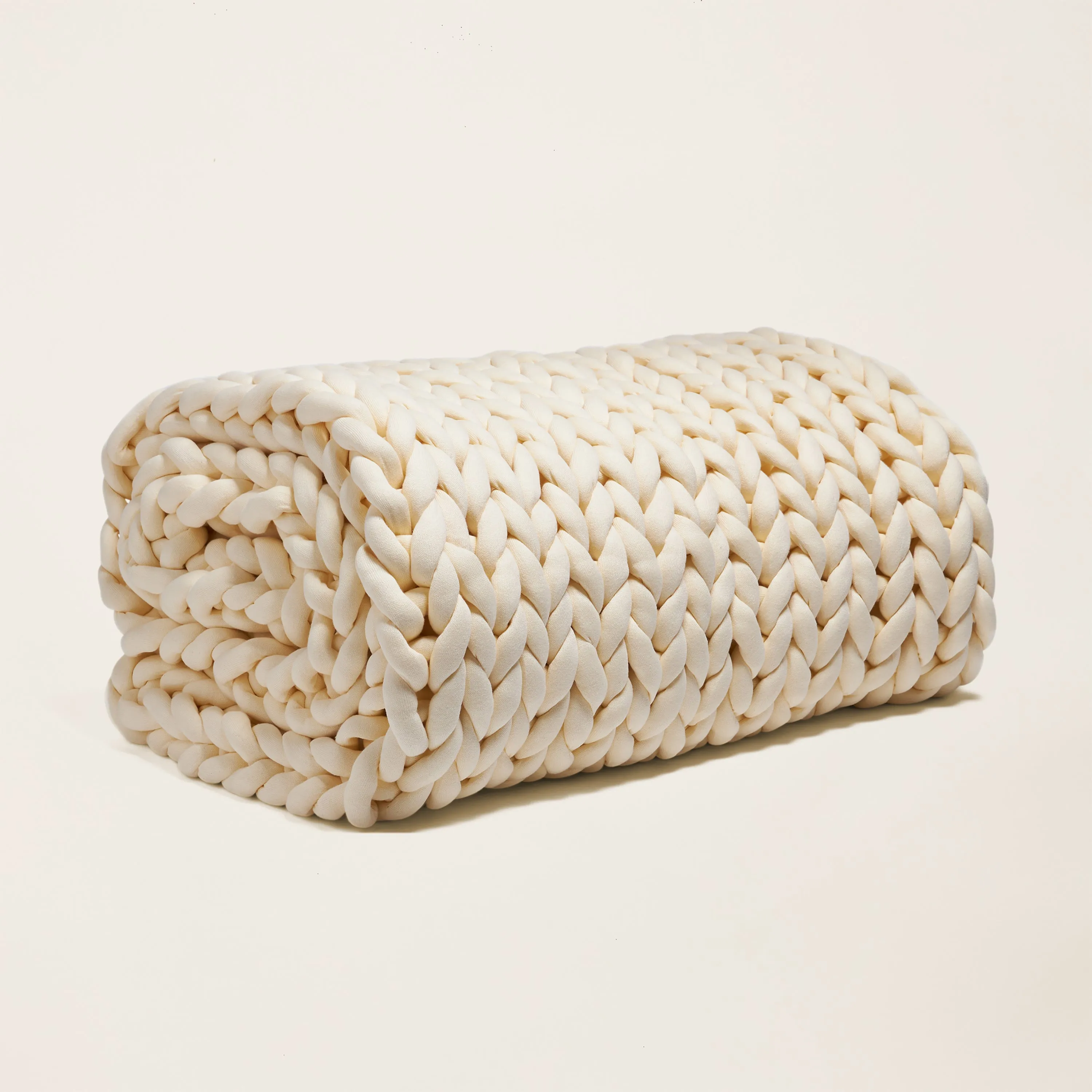 Chunky Knit Organic Weighted Blanket