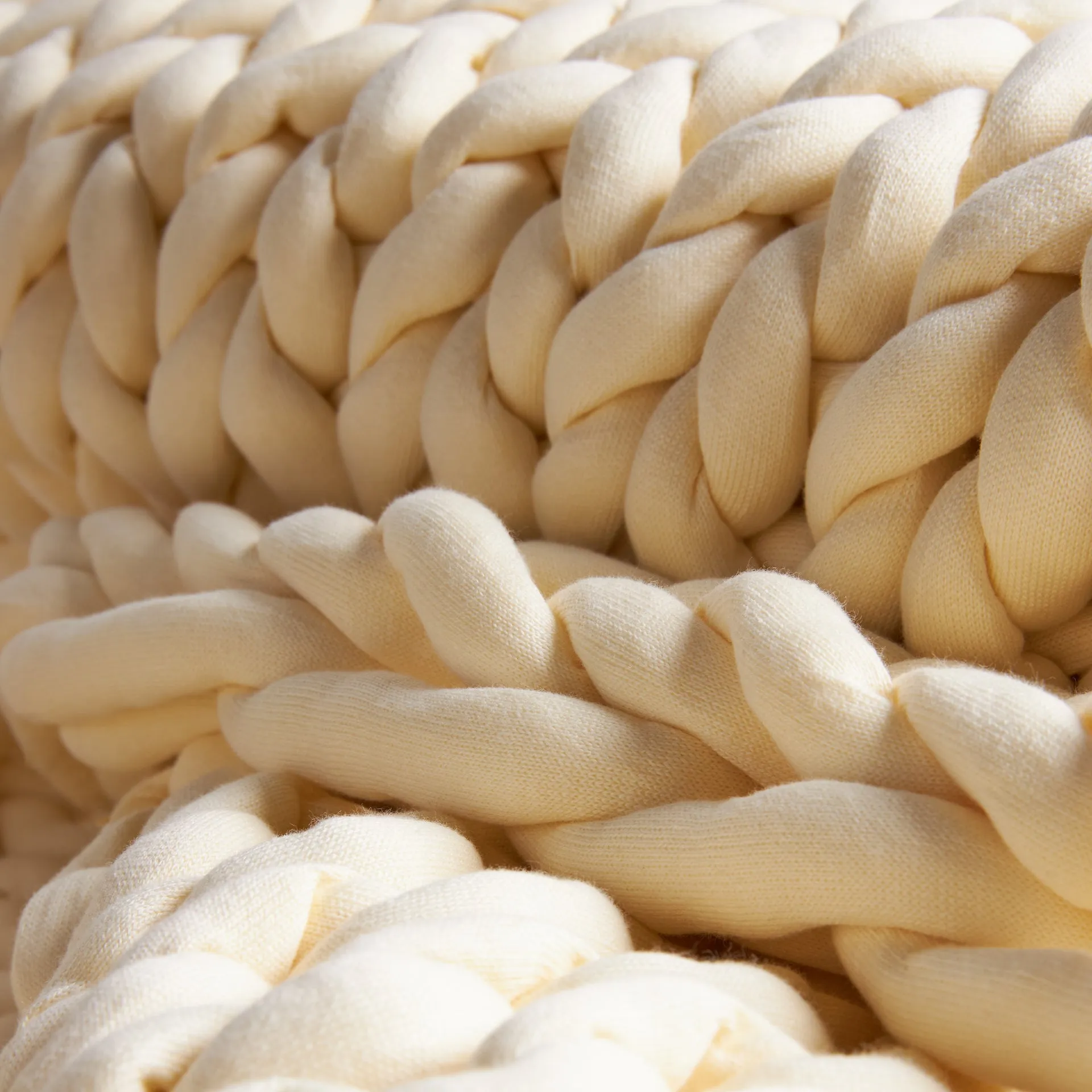 Chunky Knit Organic Weighted Blanket