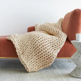 Chunky Knit Organic Weighted Blanket