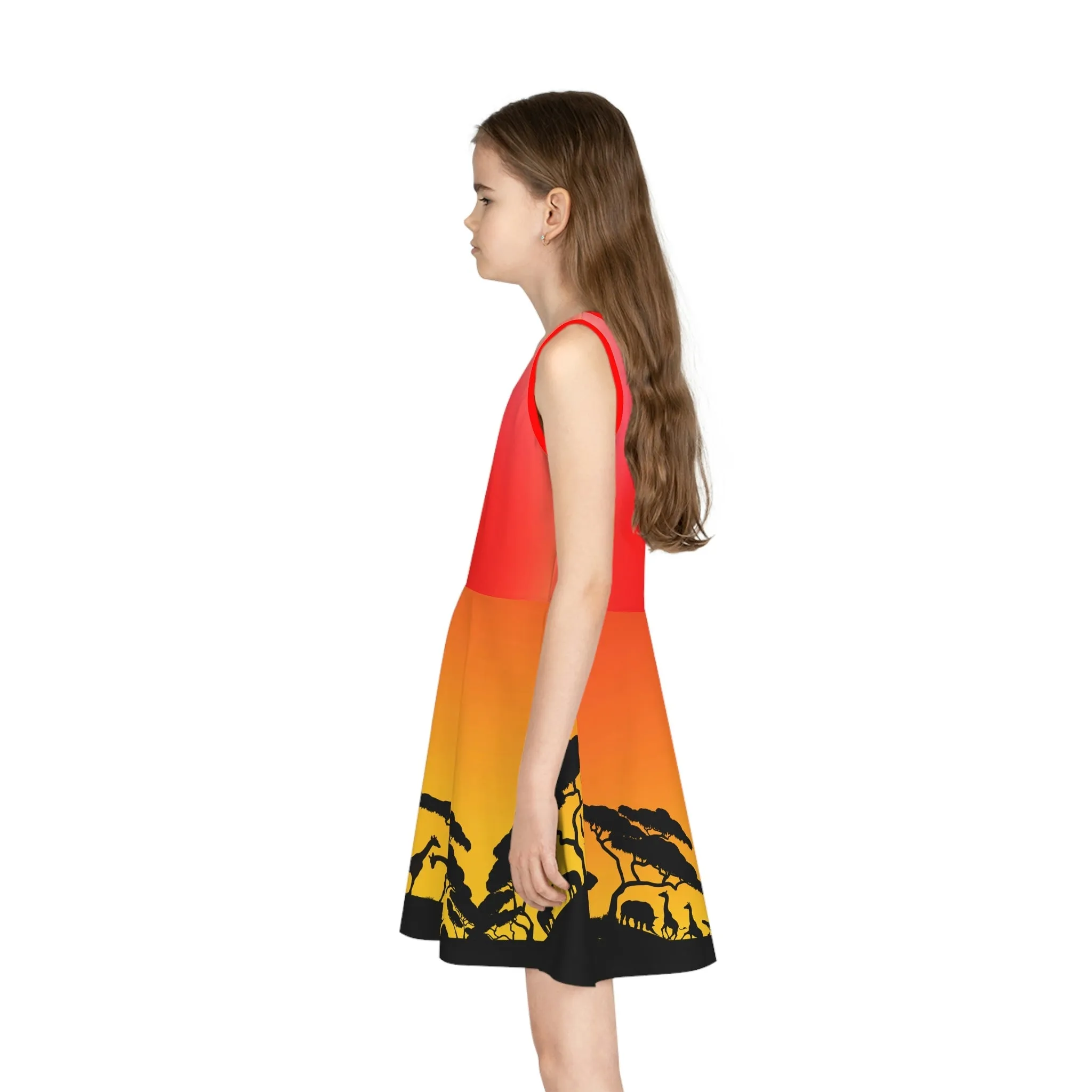 Circle of Life Girls' Sleeveless Sundress