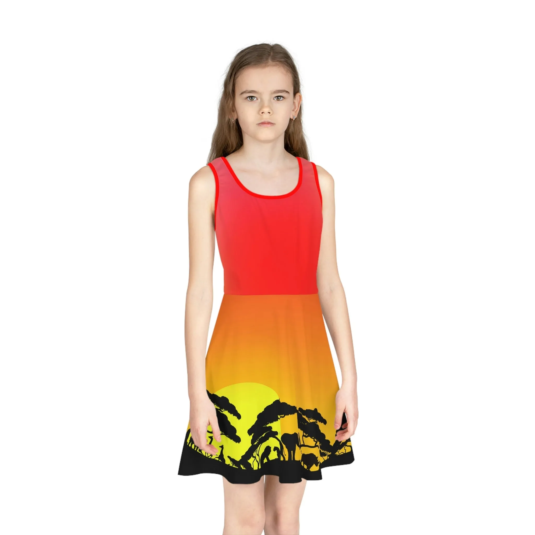 Circle of Life Girls' Sleeveless Sundress