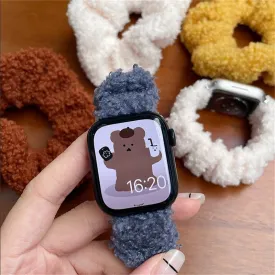 Cozy Plush Smart Watch Wristband