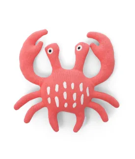 Crabby Cotton Knitted Stuffed Soft Toy (French Pink)