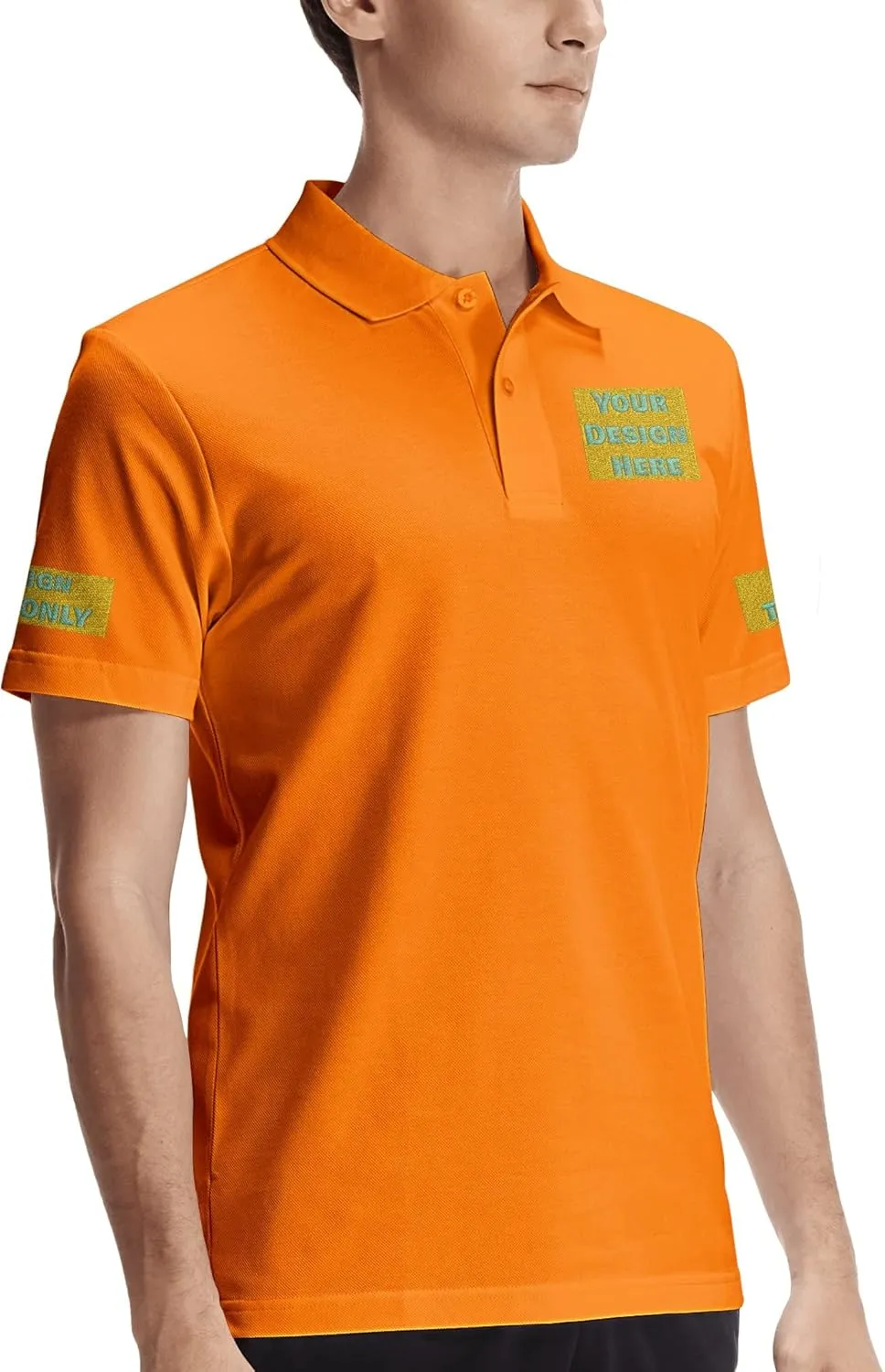 Custom Polo Shirts Design Your Own Logo Photo Name Customized for Men Company Polos Personalized Golf Tshirts S-4XL