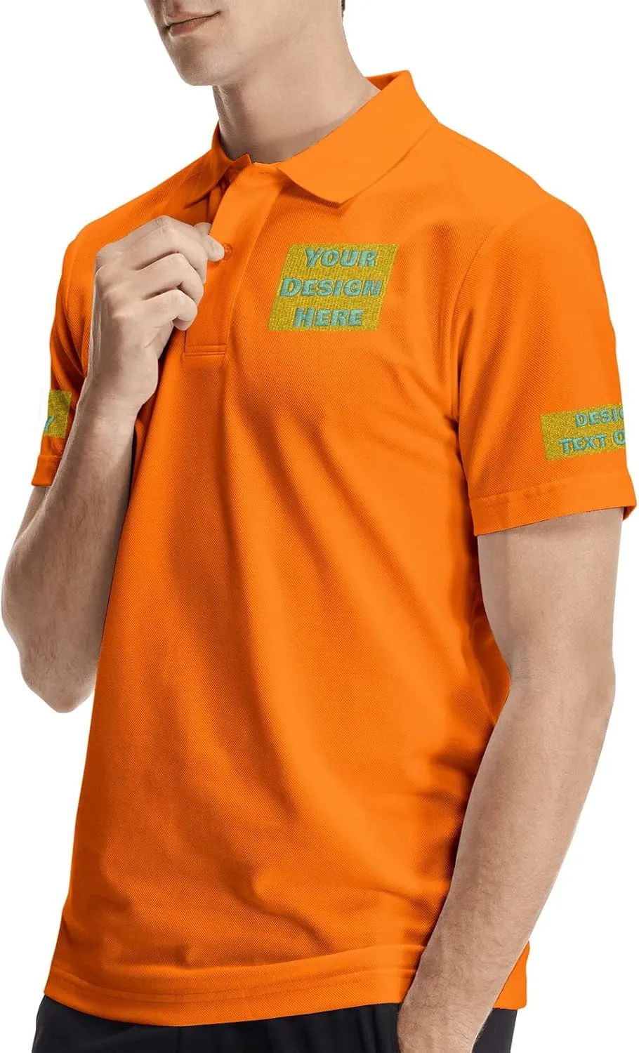Custom Polo Shirts Design Your Own Logo Photo Name Customized for Men Company Polos Personalized Golf Tshirts S-4XL
