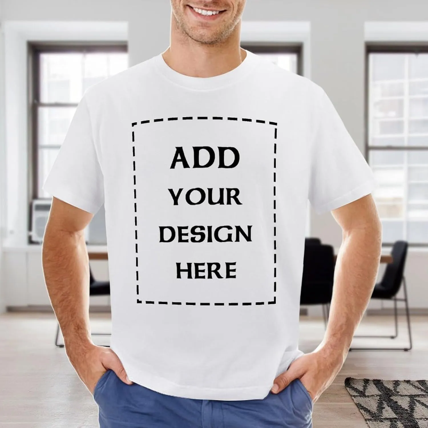 Custom t Shirt Design Your Own Image Text Personalized Adult Printing Shirts