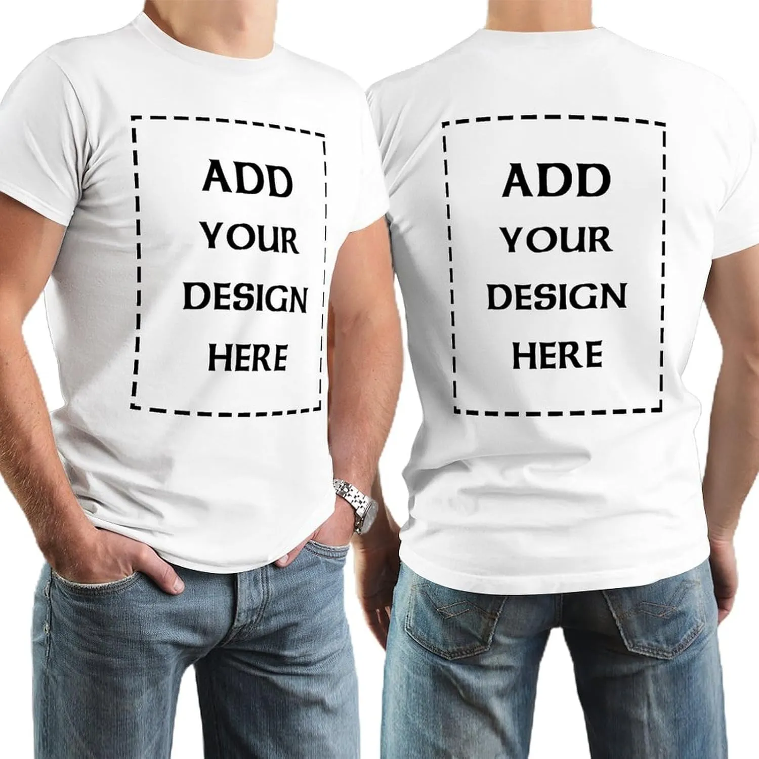 Custom t Shirt Design Your Own Image Text Personalized Adult Printing Shirts