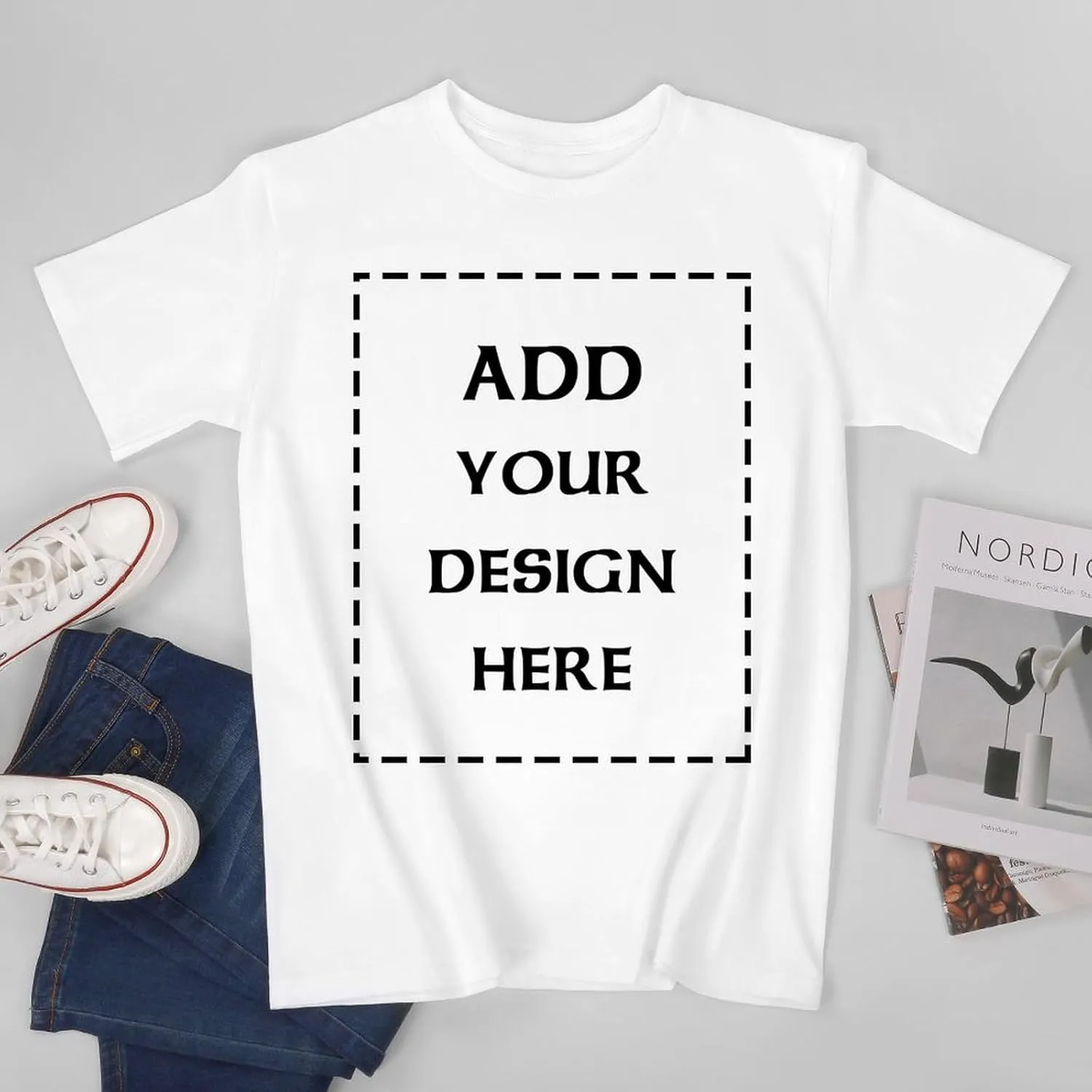 Custom t Shirt Design Your Own Image Text Personalized Adult Printing Shirts