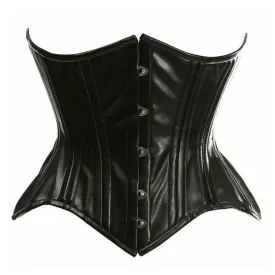 Daisy Corsets Top Drawer Double Steel Boned Curvy Cut Waist Cincher Corset