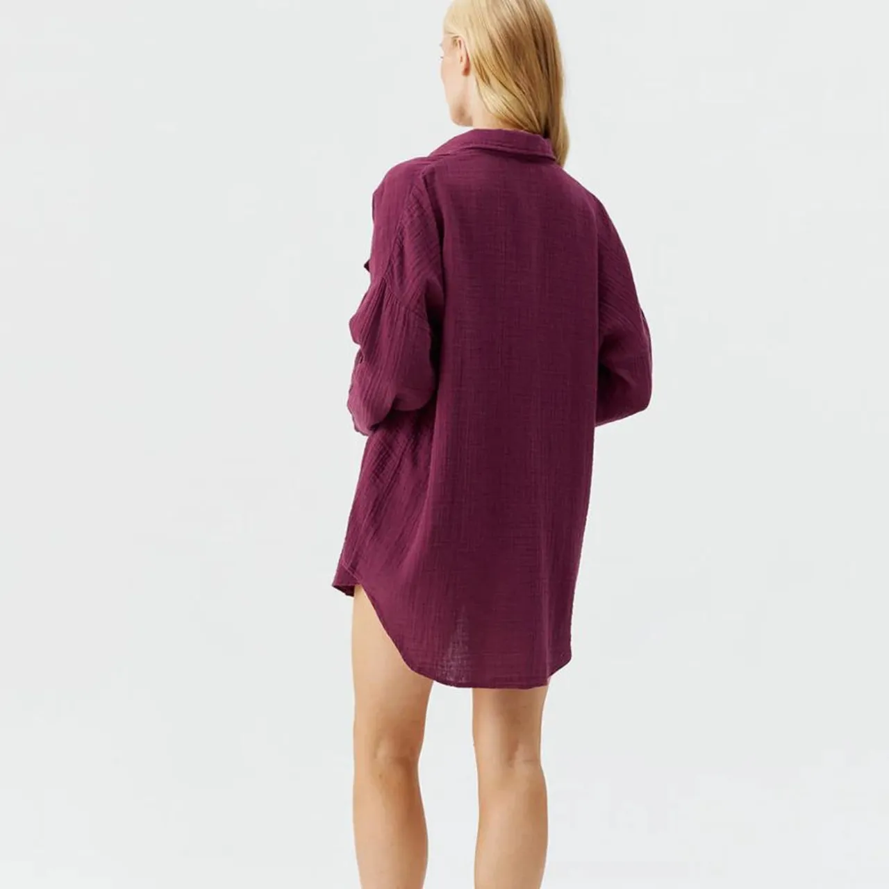 Elena Bordeaux Shirt