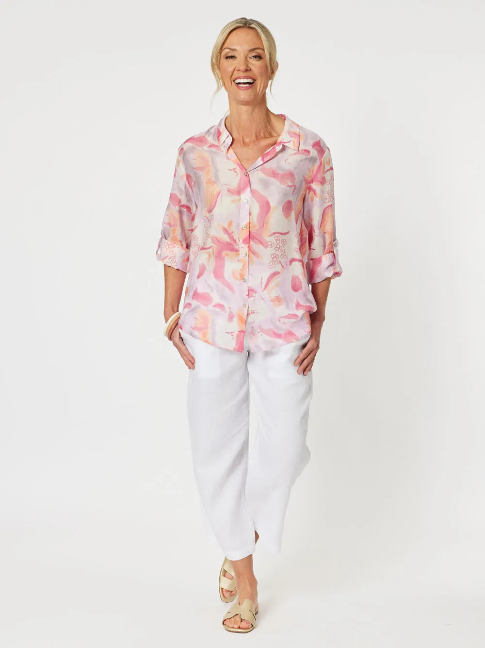 Ella Print Shirt - Multi