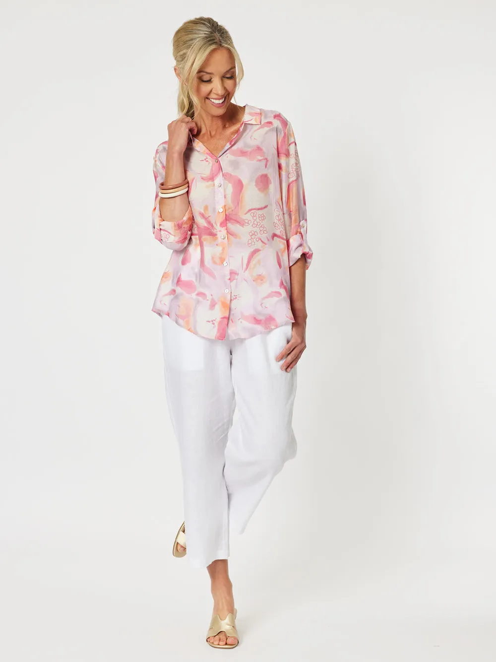 Ella Print Shirt - Multi