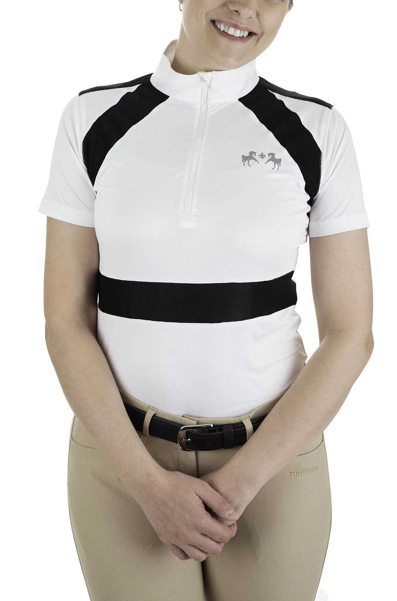 Equine Couture Ladies Nicolette Equicool Short Sleeve Show Shirt