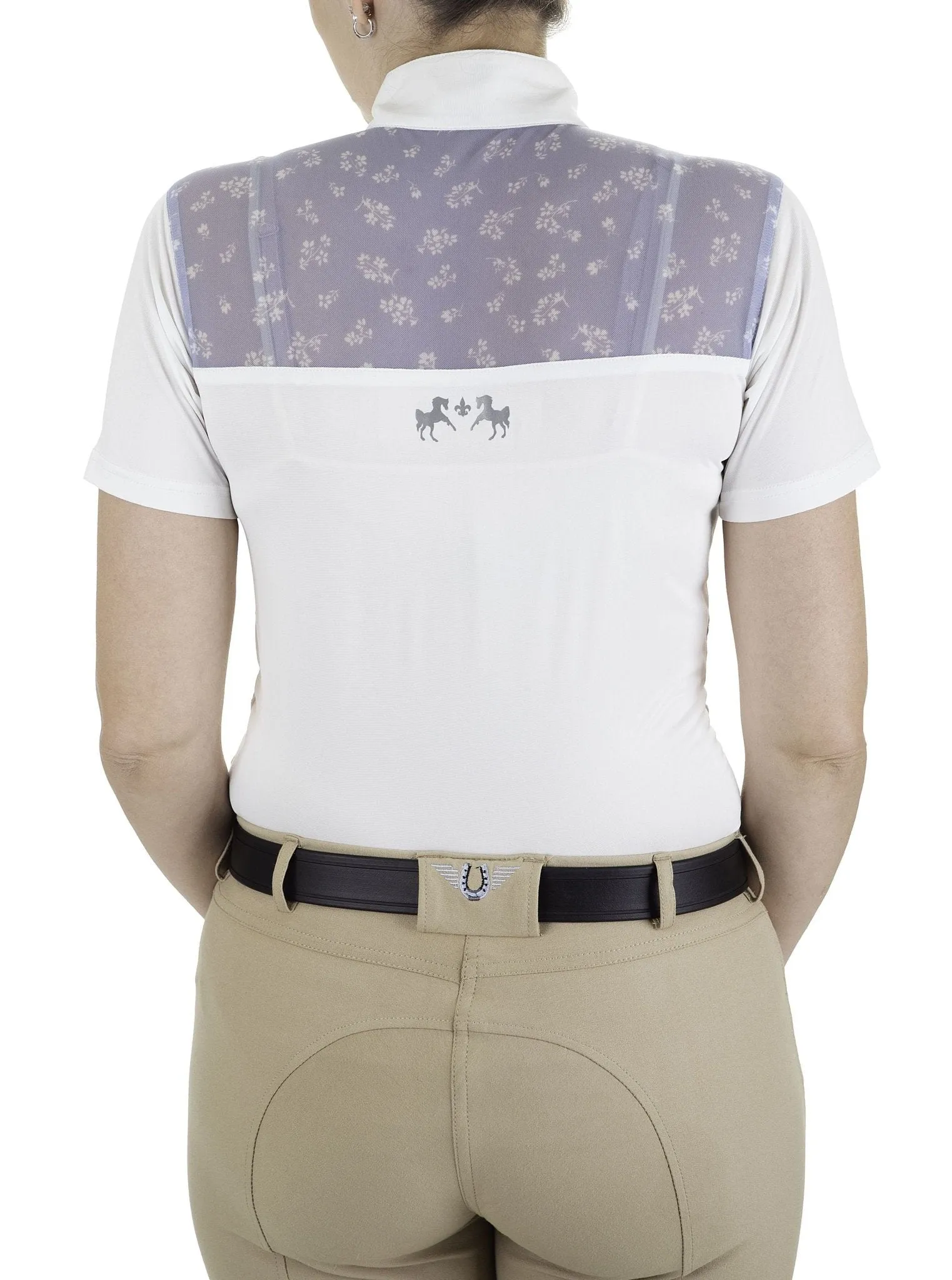 Equine Couture Ladies Nicolette Equicool Short Sleeve Show Shirt