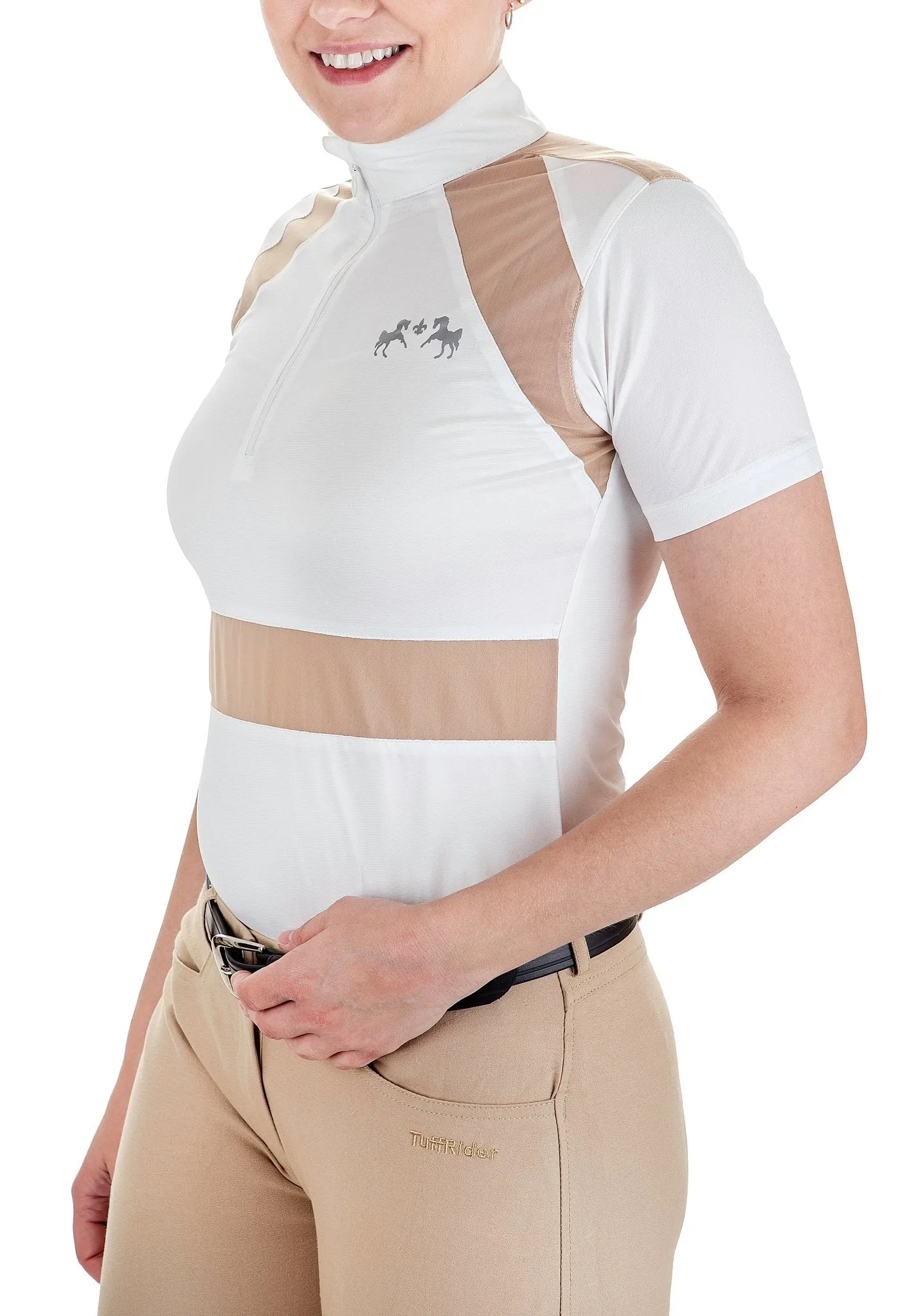Equine Couture Ladies Nicolette Equicool Short Sleeve Show Shirt
