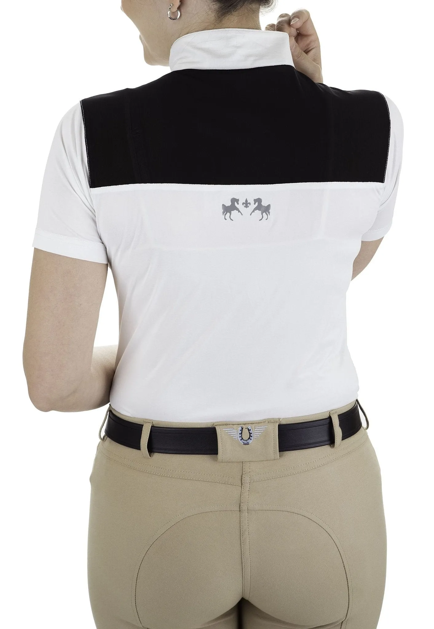 Equine Couture Ladies Nicolette Equicool Short Sleeve Show Shirt