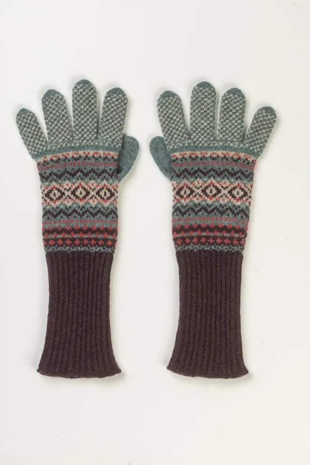 Eribe alpine rib cuff glove old rose