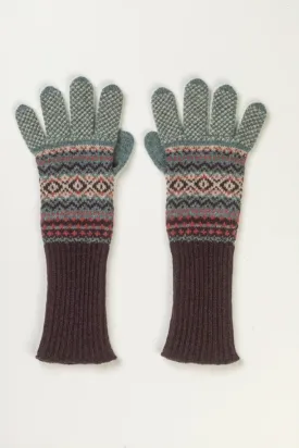 Eribe alpine rib cuff glove old rose