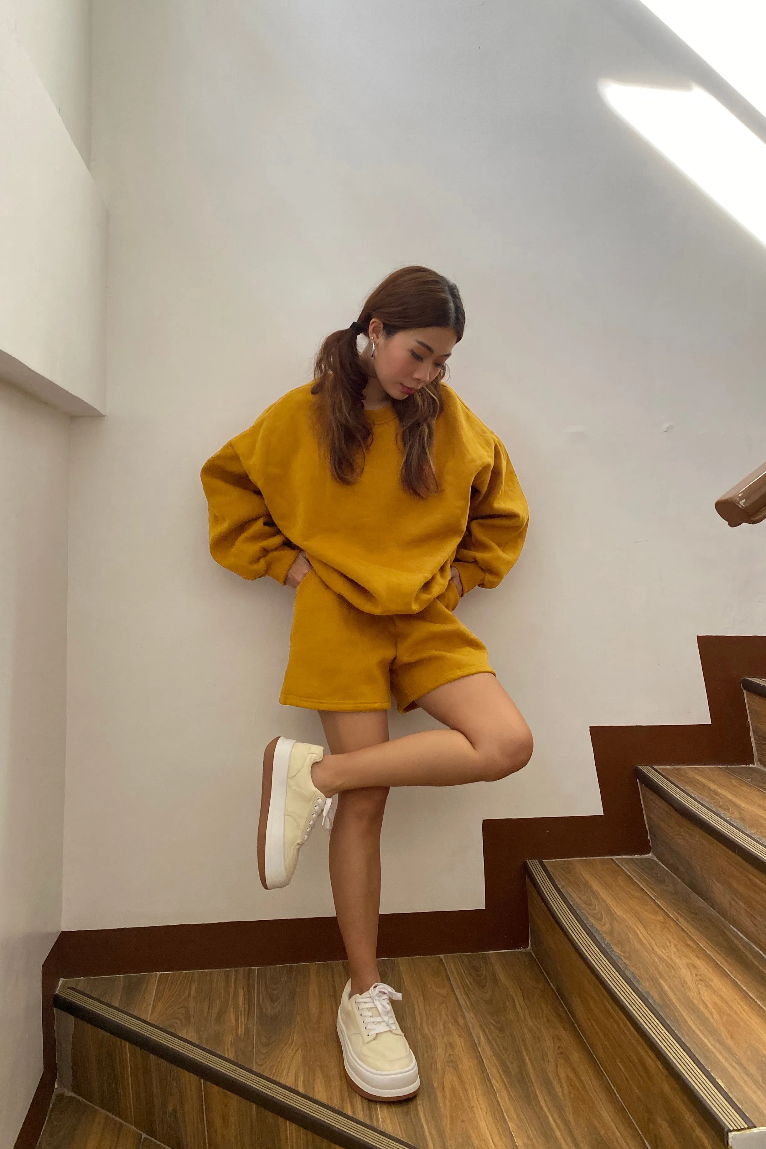 [EVERYDAY] Any Given Sunday Lounge Sweatshorts - Mustard