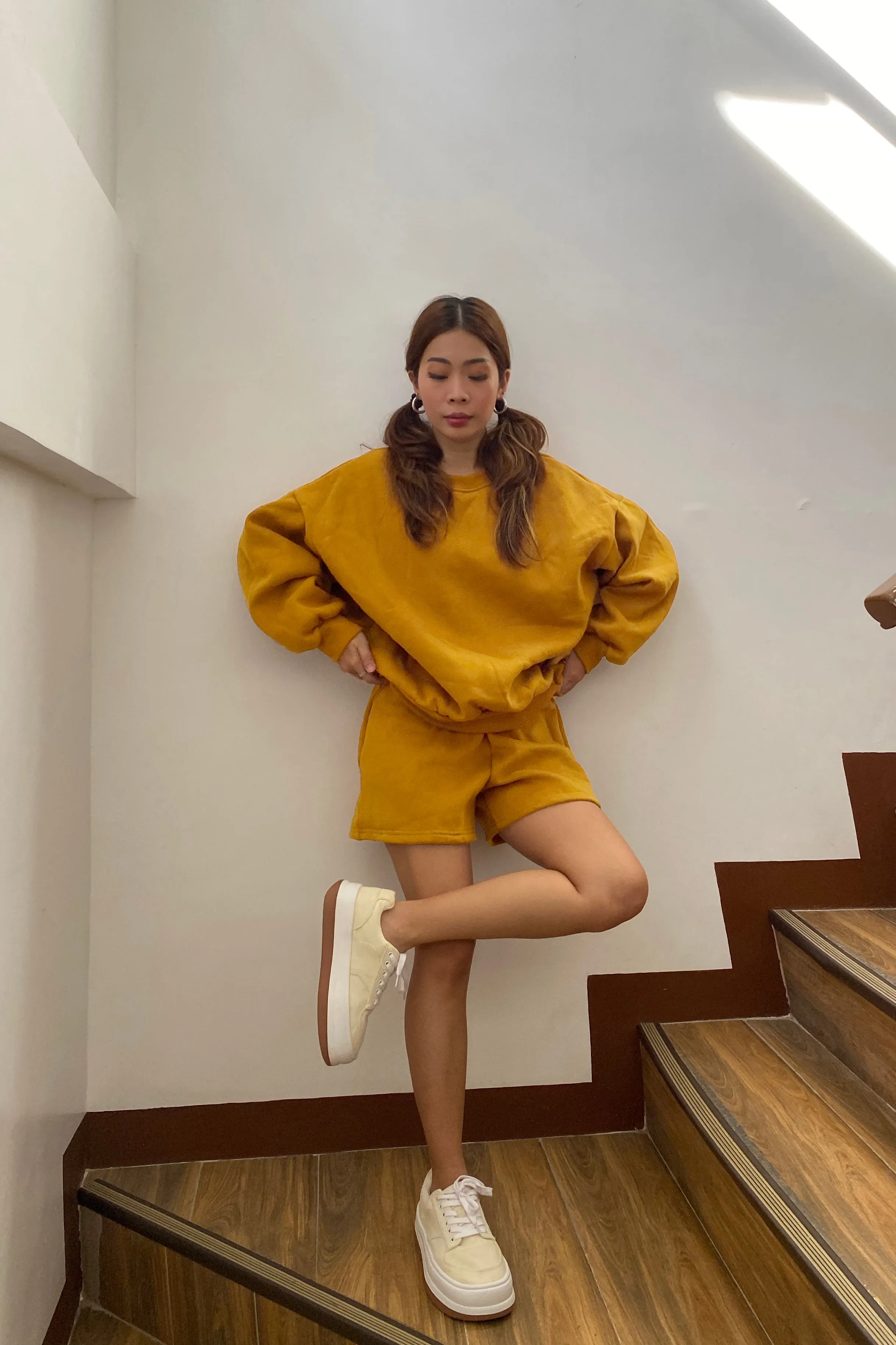 [EVERYDAY] Any Given Sunday Lounge Sweatshorts - Mustard