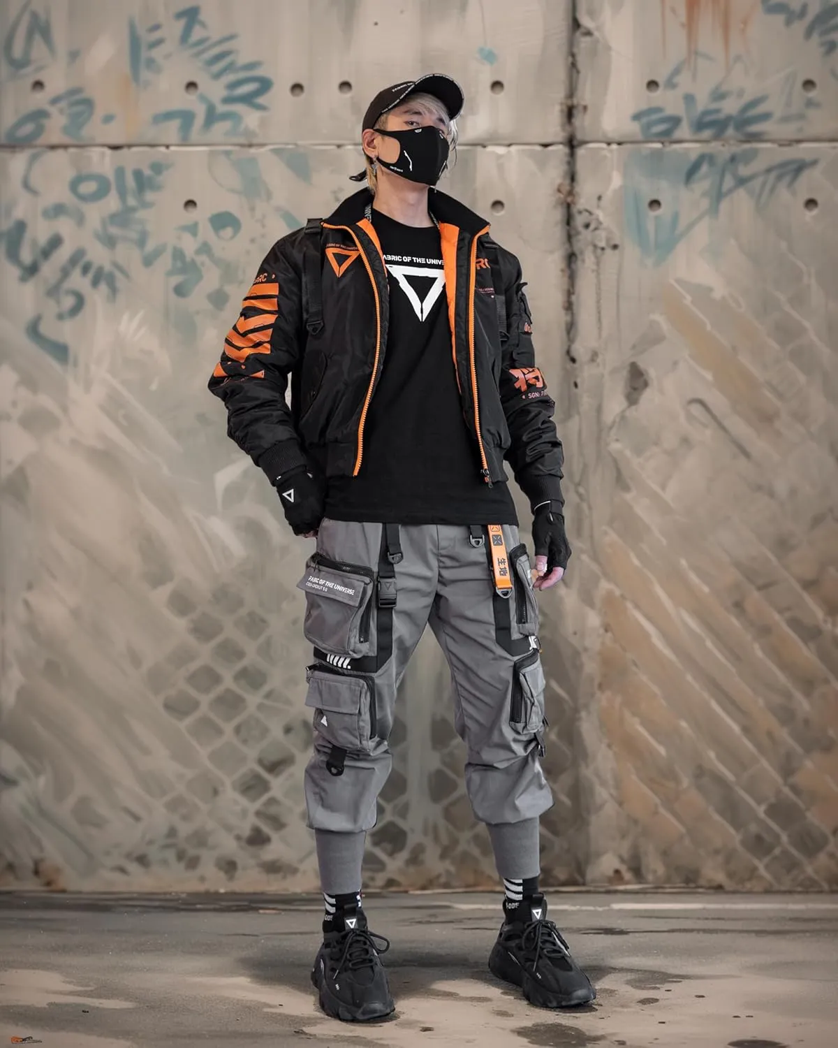 Fabric of the Universe Techwear Graphic Fashion Bomber Jacket