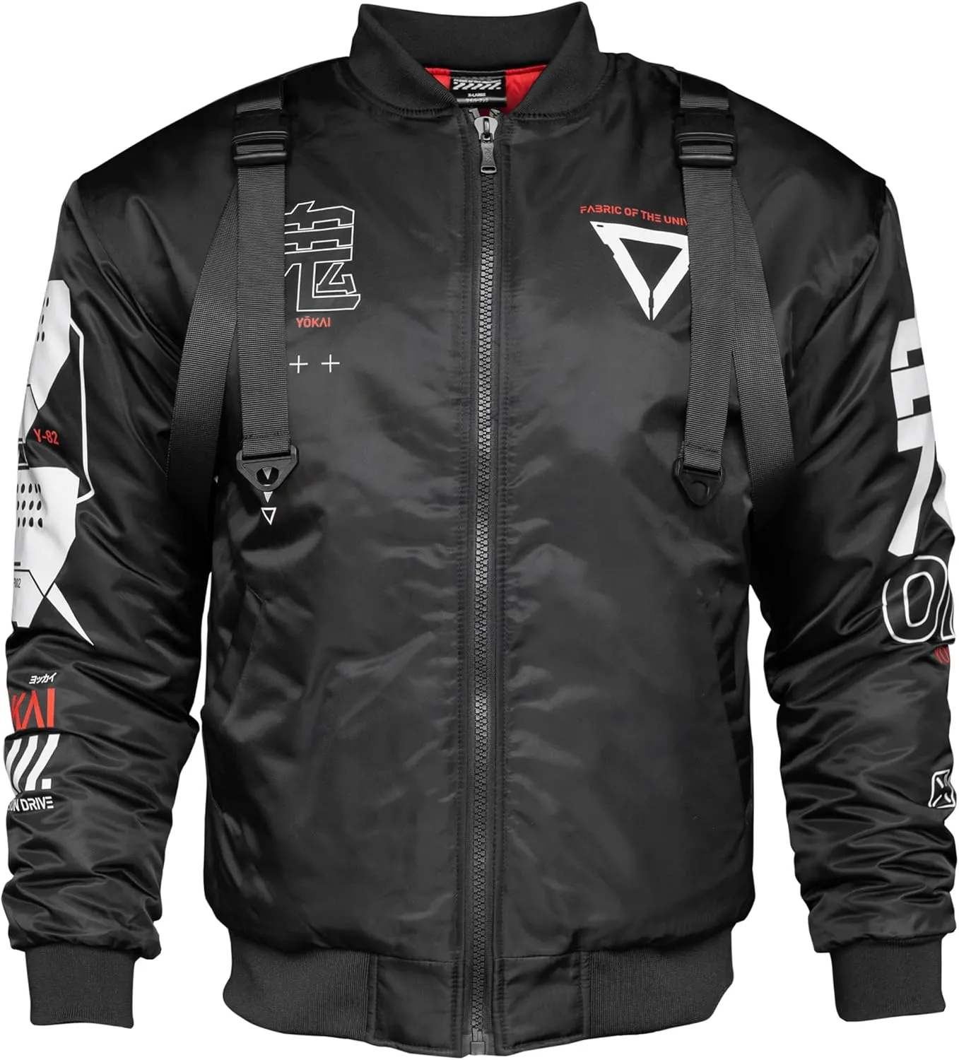 Fabric of the Universe Techwear Graphic Fashion Bomber Jacket
