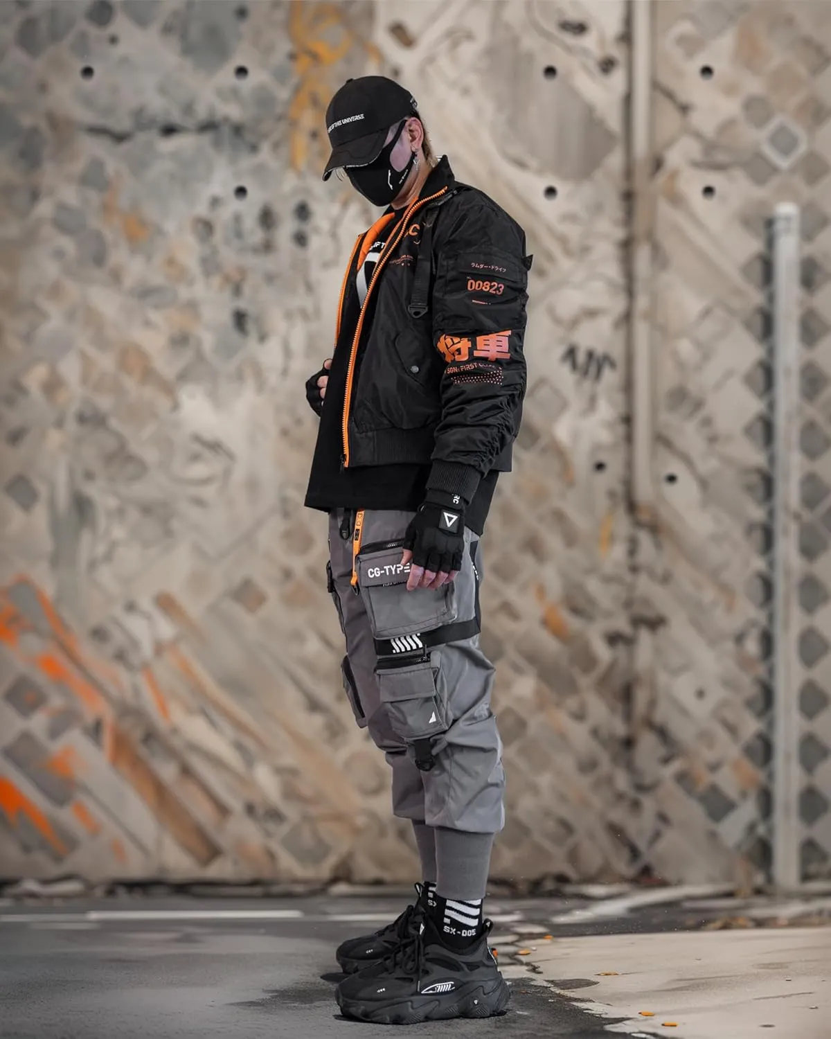 Fabric of the Universe Techwear Graphic Fashion Bomber Jacket